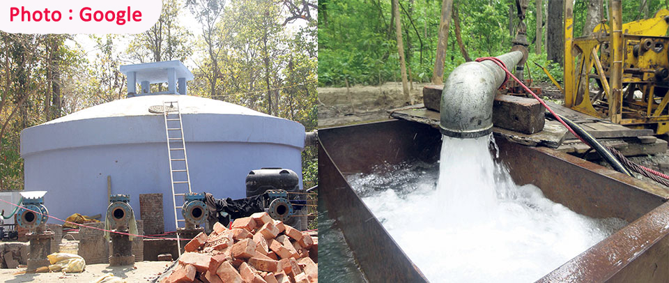 धरानमा खानेपानीको अभाव शुरु