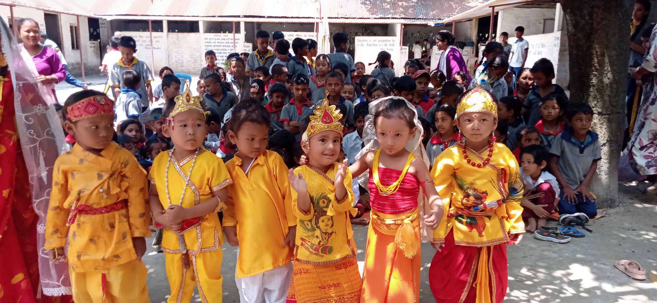 सुनाखरी बोर्डिङ स्कुलले मनायो कृष्ण जन्माष्टमी पर्व