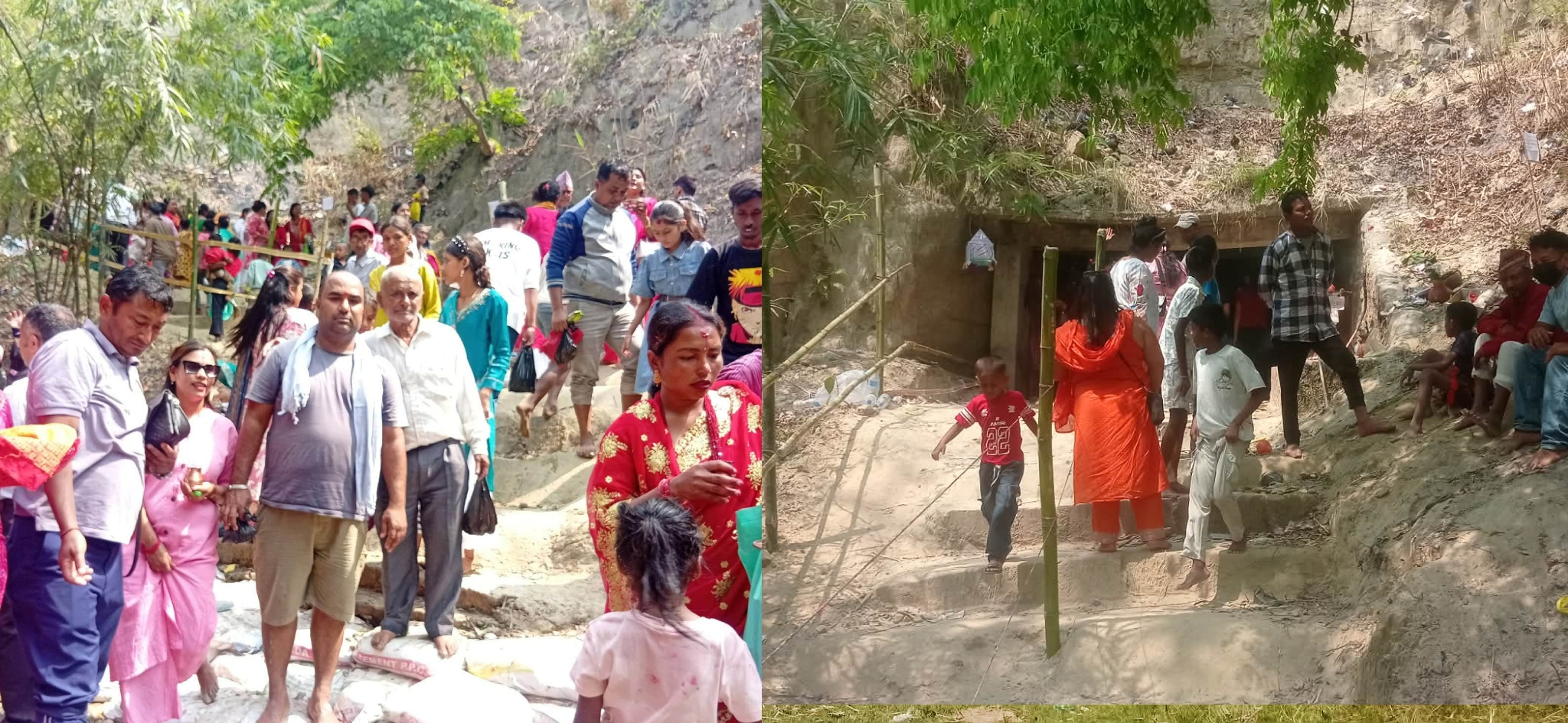 ओझेलमा परेको खोत्तरदेवी, नयाँ वर्षमा भने भक्तजनले भरिभराउ